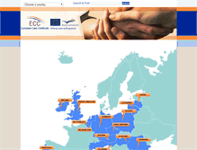 Tablet Screenshot of eccertificate.eu